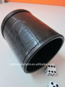 Professional Leather Dice Cup