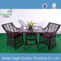 Conjunto de comedor de muebles de patio al aire libre 6PCS