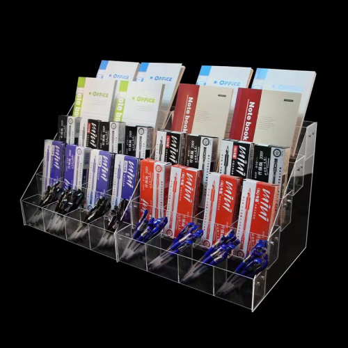 Clear Plexiglass Pen Holder Display de estilo simples