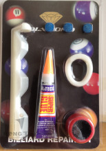 Economic Billiard cue tip repaired kit, billiard pool cue accessories