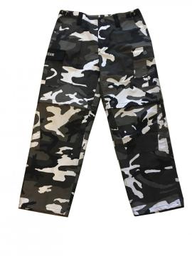 Embroidery musical band military pants