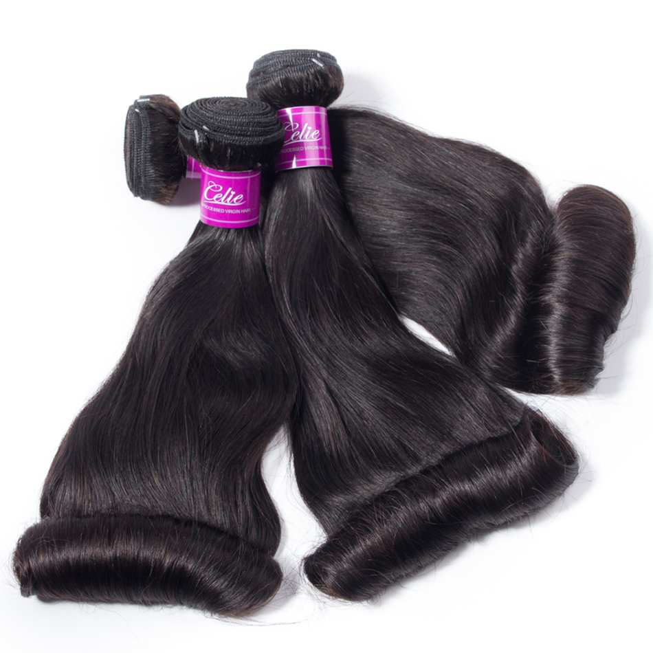 Wholesa No Shedding Tangle Great High Grade 1 donor 100% Virgin Brazilian Human Hair Bundles with Lace Closure for black women