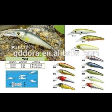 hard fishing lures Minnow Japan fishing hooks