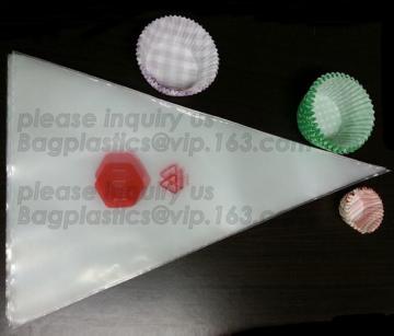 pastry bags, piping bags, polythene pastry bags, chef bags, chef supplies, cake decorations, baking packaging