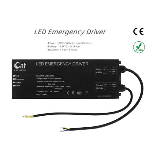 Conductor de emergencia para luces LED de alta potencia