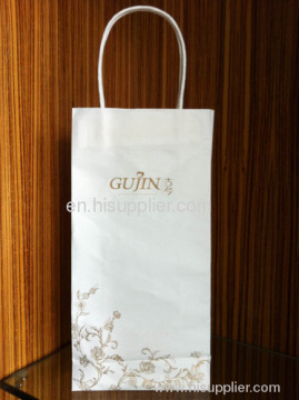 White-top Kraft Liner Shopping Bags?