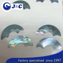 bespoke shape white mother of pearl shell,sea shell watch dial customized as your design with logo and metal words