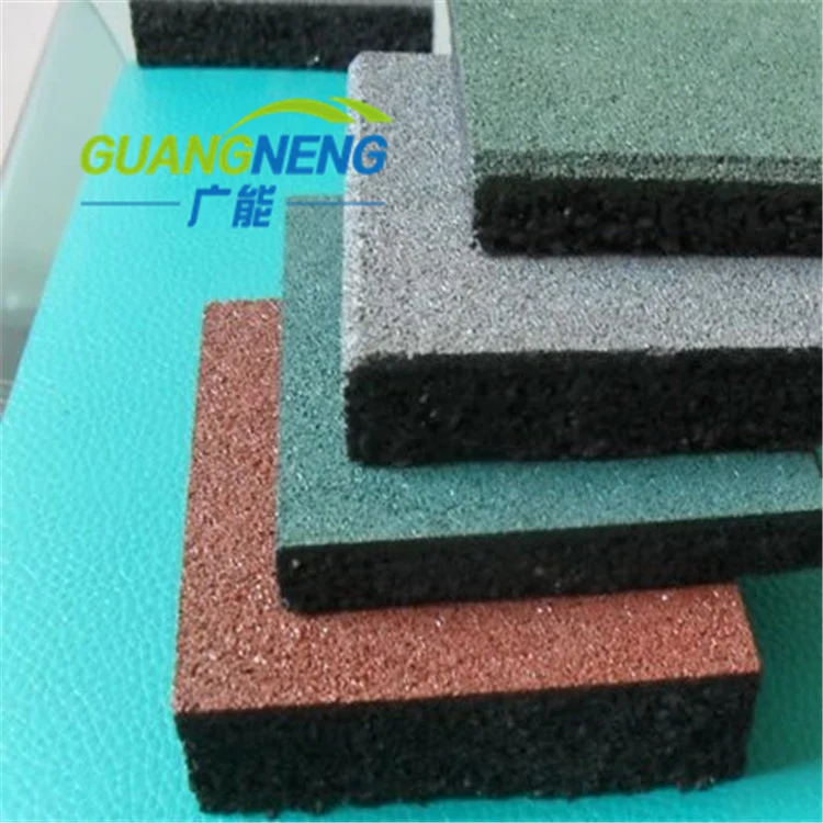 Square Outdoor Shock-Absorbing Playground Flooring/EPDM Rubber Grains