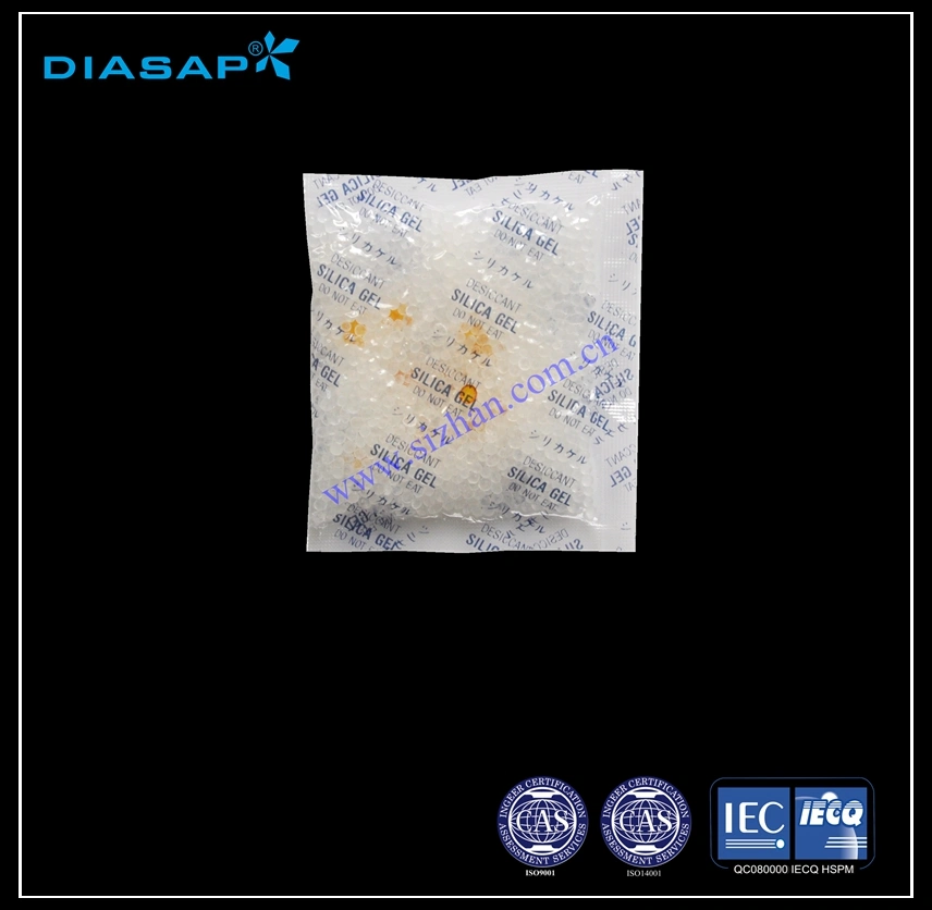 Cobalt Chloride Free Silica Gel Desiccant with Clear OPP Film