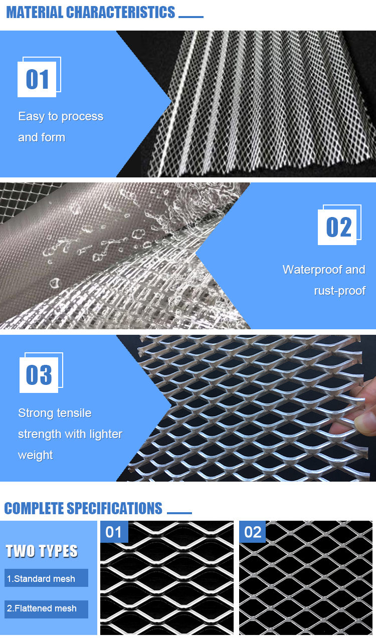 Aluminium Expanded Metal Grill Mesh