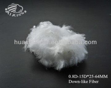 Down-like Fiber Filler polyester for jacket