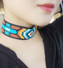 2017 New National style Bohemia Brief short choker necklace