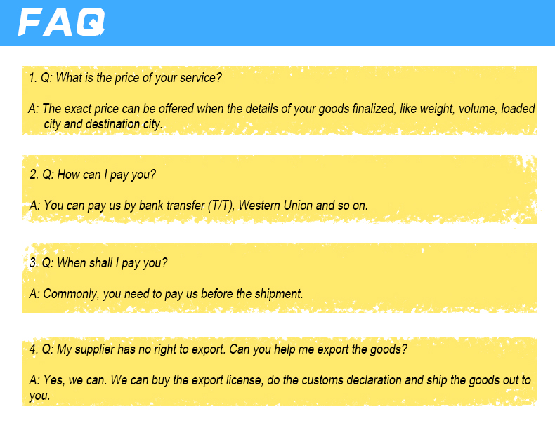 door to door express air shipping rates from china to USA