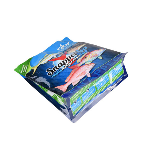 engros emballasje forsyninger for mat Flat Bottom kraftpapir pose for Pet Food Packaging Bag