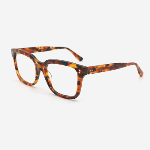 Square Full-rim Acetate Unisex Optical Frames 23A3158