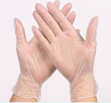 vinyl waterproof two hands available safety gloves