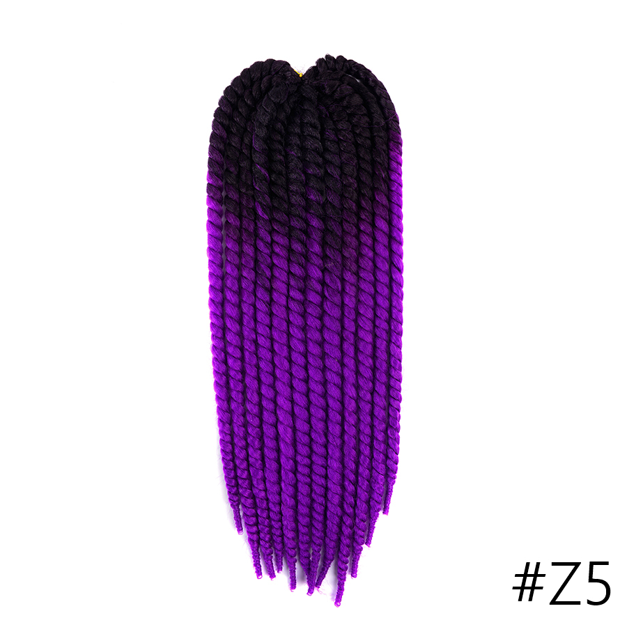 MYZYR Hot Selling  Twist Crochet Braids Synthetic Hair Extension Jumbo Braids 12Roots  Fashion Twist Braids