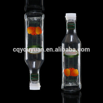 Round Glass Sauce Bottles 250ML Decoration Glass Bottles Peppers