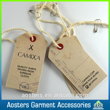 custom printed brands logo tags design jeans hang tags