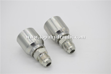 High pressure air pipe chrome one piece fitting