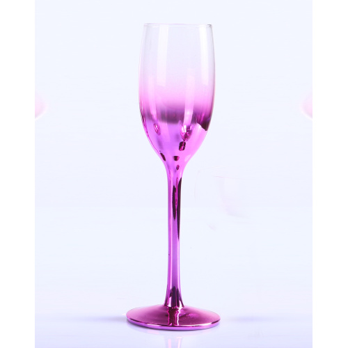 Ombre Metallic Purple Wine Glass Wholesale