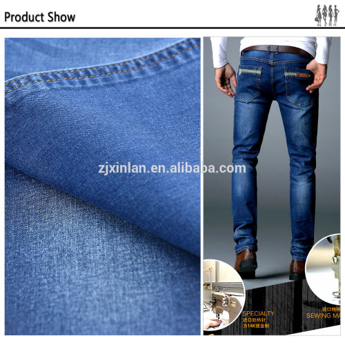 Breathable comfort Anti-shrink elastic waist jeans