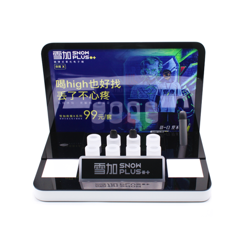 Acrylic E-Cigarette Display racks for shopping mall use