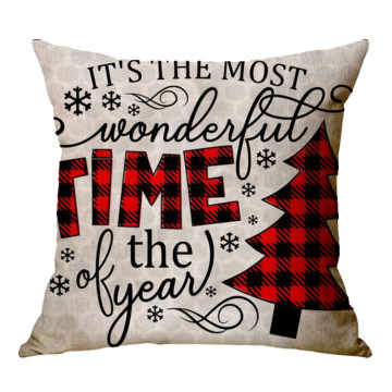 New Christmas Plain Style Hot-Amazon Throw Cushion Cover