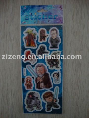 sponge aroma sticker PVC sticker children sticker 3D sticker