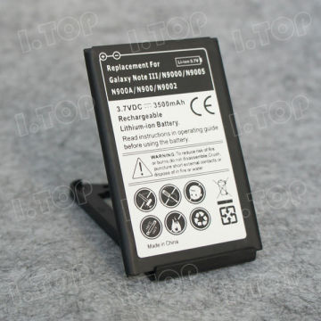 3500mAh Galaxy Note 3 Battery , Cellphone Battery For Samsung Galaxy Note 3 N9000