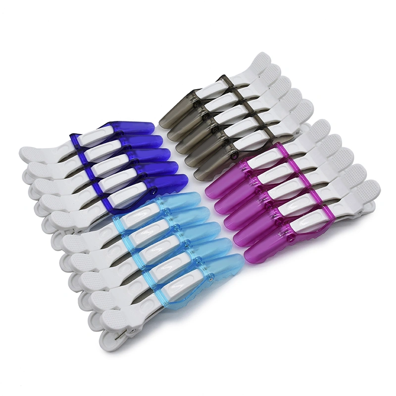 2021 Wholesale Plastic Fashion Clip for Salon Hairdressing Hair Clip