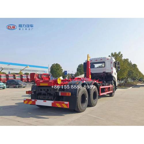 Dongfeng Double Bridge Hook Arm Garbage Truck