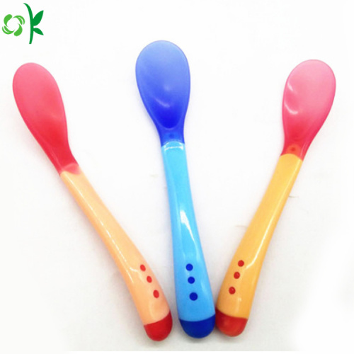 Mat Grade Silicone Baby Soft Spoon för spädbarn