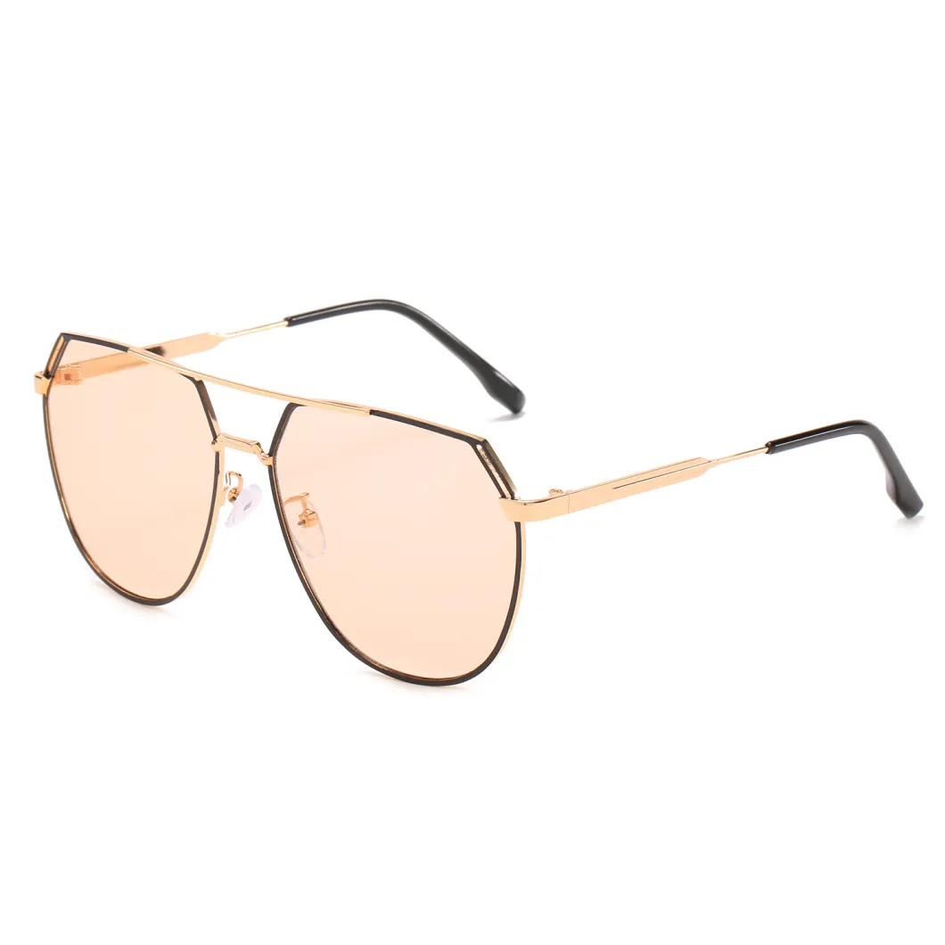 2020 Ready Made Hot Selling Ocean Lens Metal Fashion Sunglasses