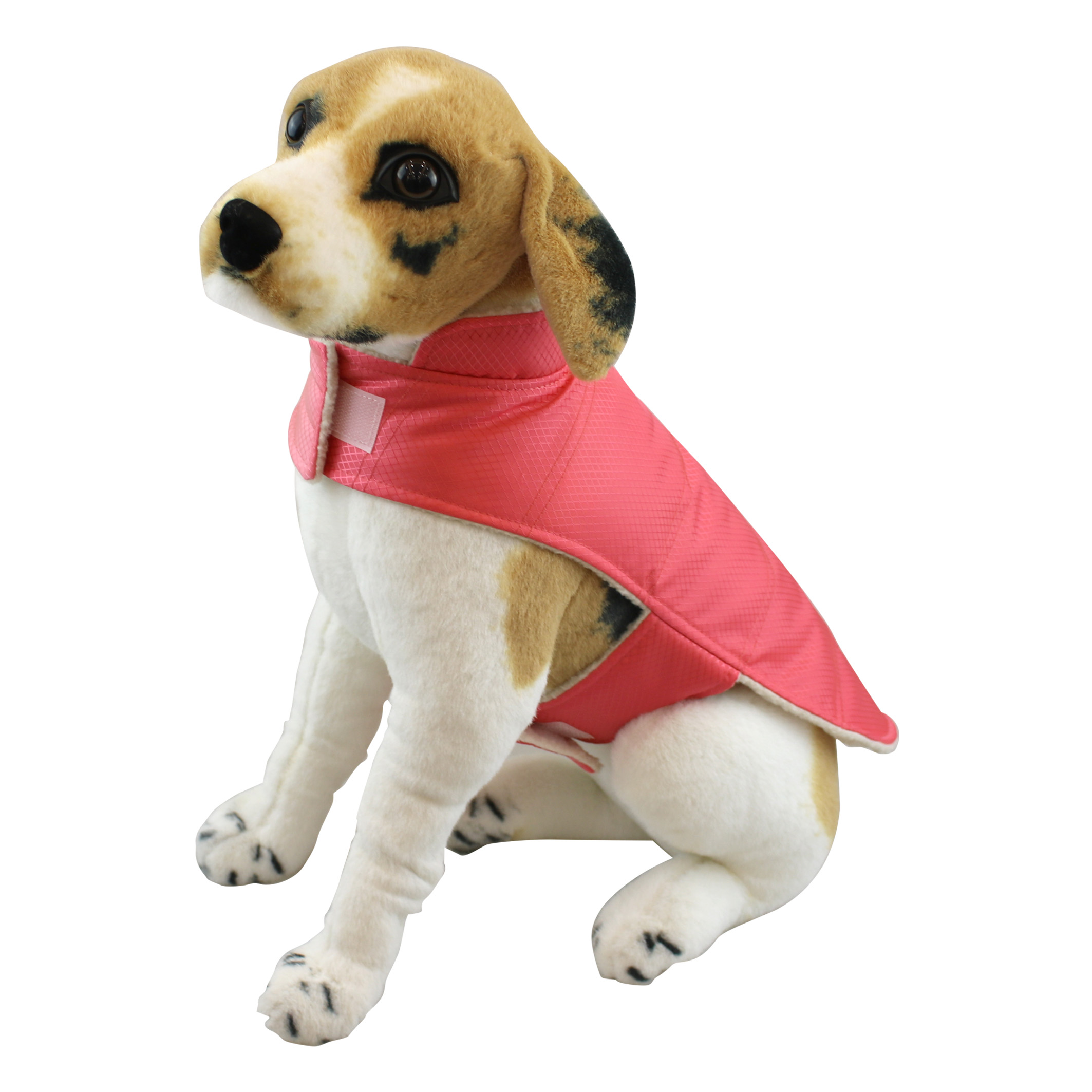 2021 new product release QDP2020RX-1 100% RPET material Waterproof cotton pink pet jacket for Pet Apparel Clothes