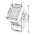 Holofote LED para exterior de 32 watts de alta qualidade