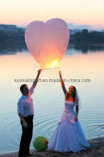 Wedding White Love Heart Sky Lantern