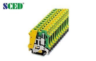 Double Decks Rail Mounted Terminal Blocks For Automation ,