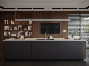 High-end kitchen island dining table