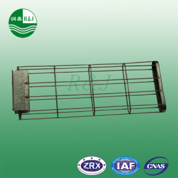 Flat filter bag cage