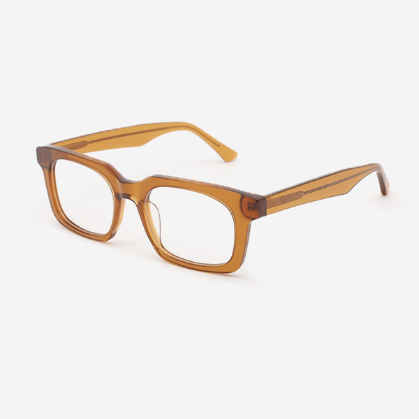 Rectangular and angular Acetate Men's Optical Frames 22A3011