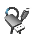 DisplayPort Braided Cable with USB Type-C Connector