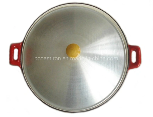 Vegetable Oil Nonstick Healthy Cast Iron Wok, BSCI LFGB FDA Approved