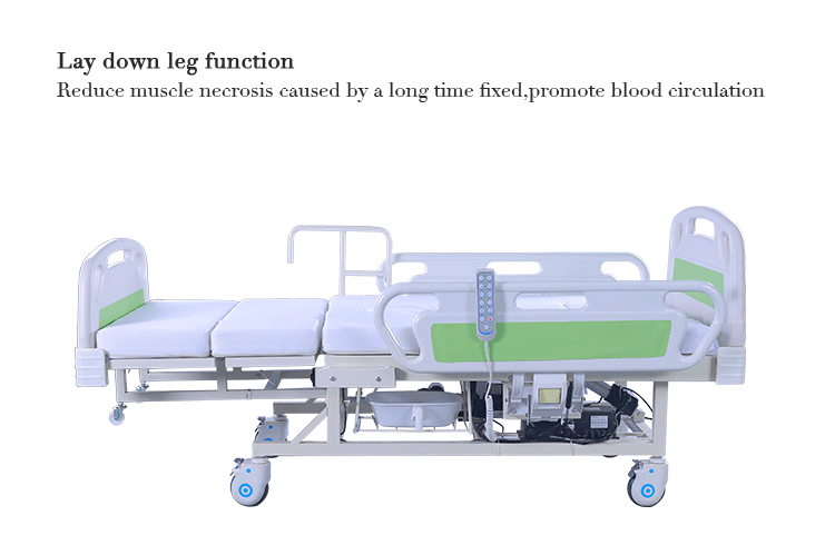 Elderly Home Care Automatic Adjustable  Hospital Bed For Sale