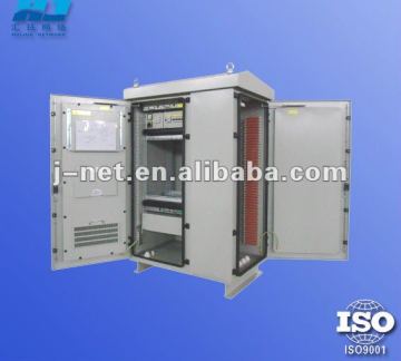 Fan-type outdoor communication enclosure