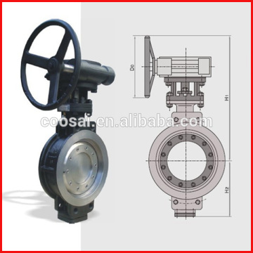 China manufacturer butterfly valve drawing