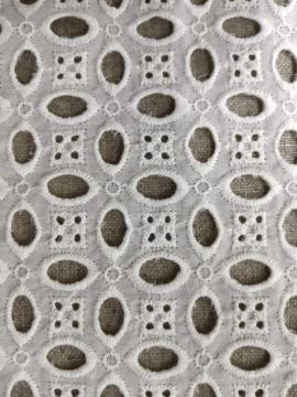 White eyelet net Ivory Vintage Gold Lace Trim