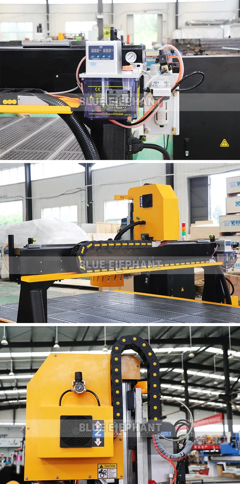 Big Working Size 2000*6000mm Engraving Cutting Atc CNC Router Machine for Wood Carving