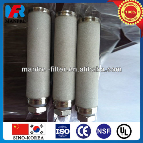 Sintered powder filter elements/sintered porous metal filter tube