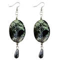 Natural Gemstone Agate Earring